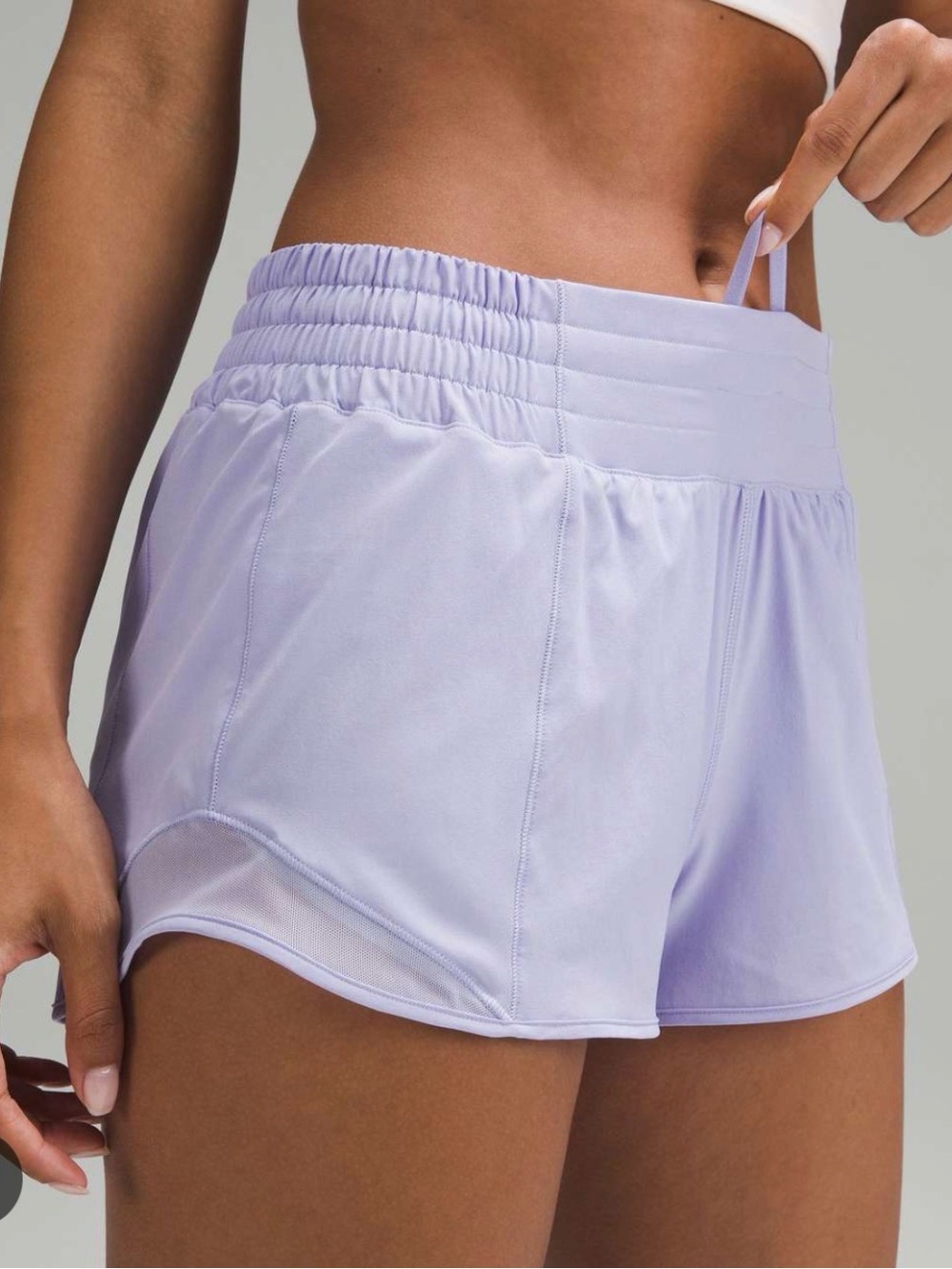 Lululemon Hotty Hot High-Rise Lined Short 2.5” – Lilac Smoke | Size 4